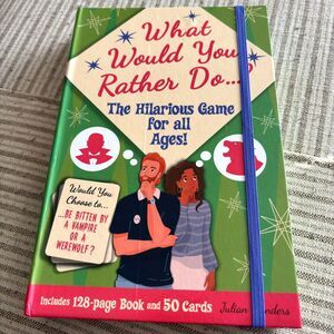 What Would You Rather Do... Hilarious Game For All Ages 128 pg. Book & 50 Cards